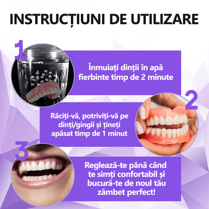 Set proteză dentară cu silicon Reline (⏰ Reducere pentru timp limitat Ultimele 30 de minute ⏰)x 𝐁𝐢𝐤𝐞𝐧𝐝𝐚™🦷