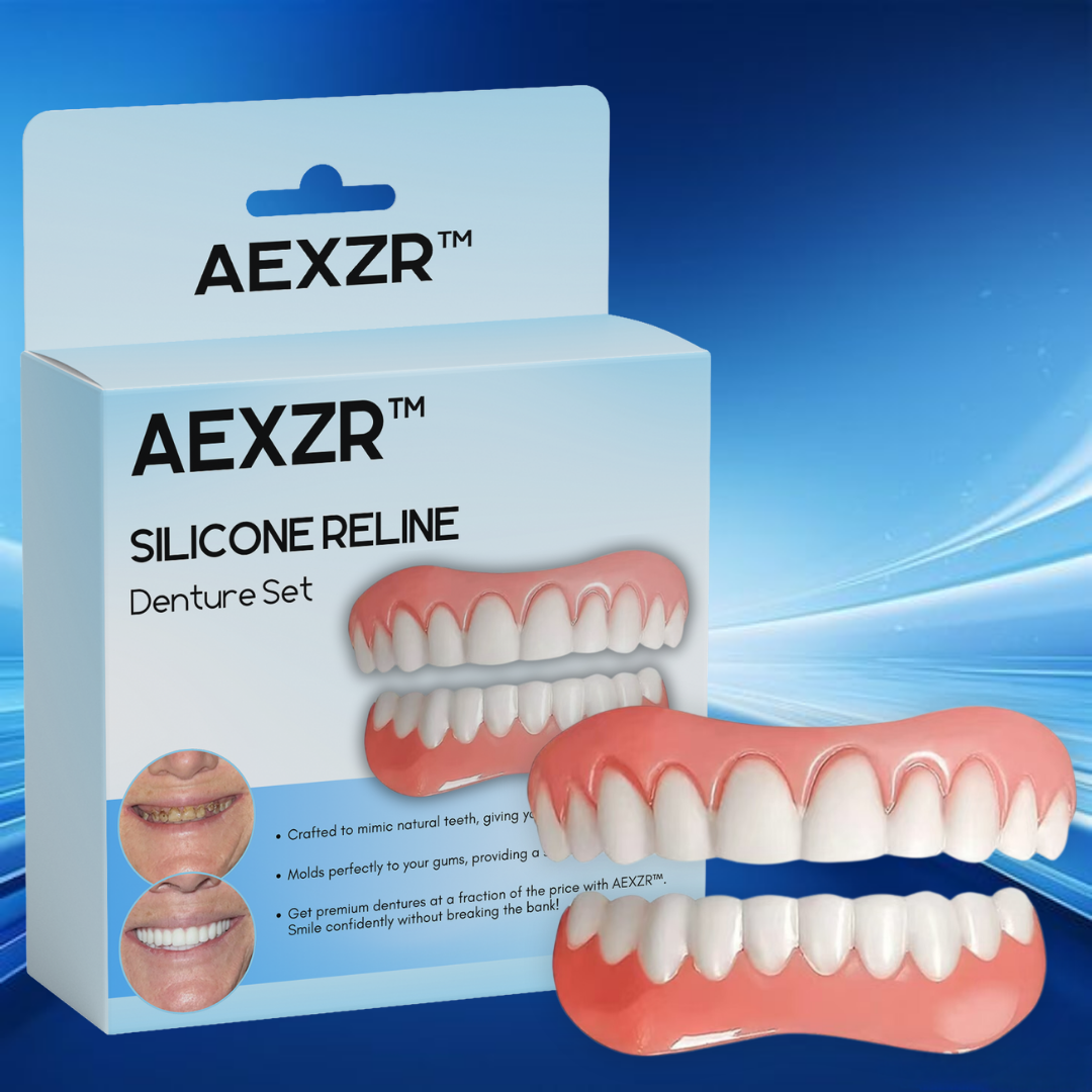 🍀🍀Ultima zi 80% reducere🐝AEXZR™ Silicone Reline Denture Set x