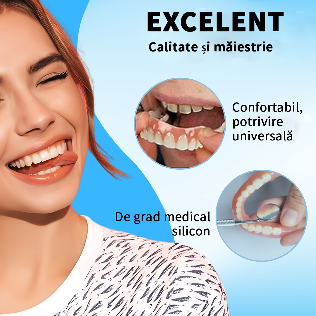 AEXZR™ Set de proteze dentare din silicon