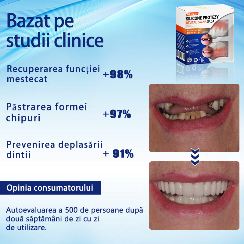 𝐵𝑖𝑘𝑒𝑛𝑑𝑎™ Set de Regle Dentare din Silicon 🧨🧨 (👩‍🔬Conform cu CED, Aprobat de Stomatologi Profesioniști)