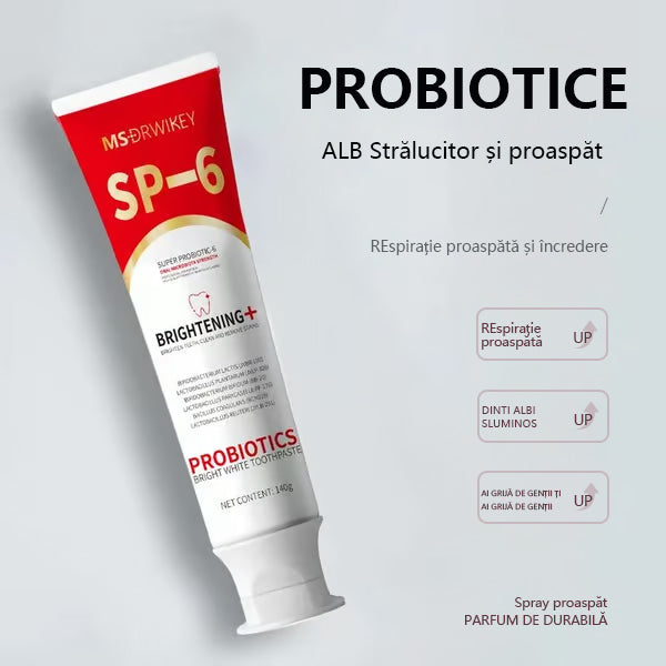 💥Super Probiotic-6 Pastă de dinți cu 6 probiotice pentru echilibrarea puterii microbiotei orale