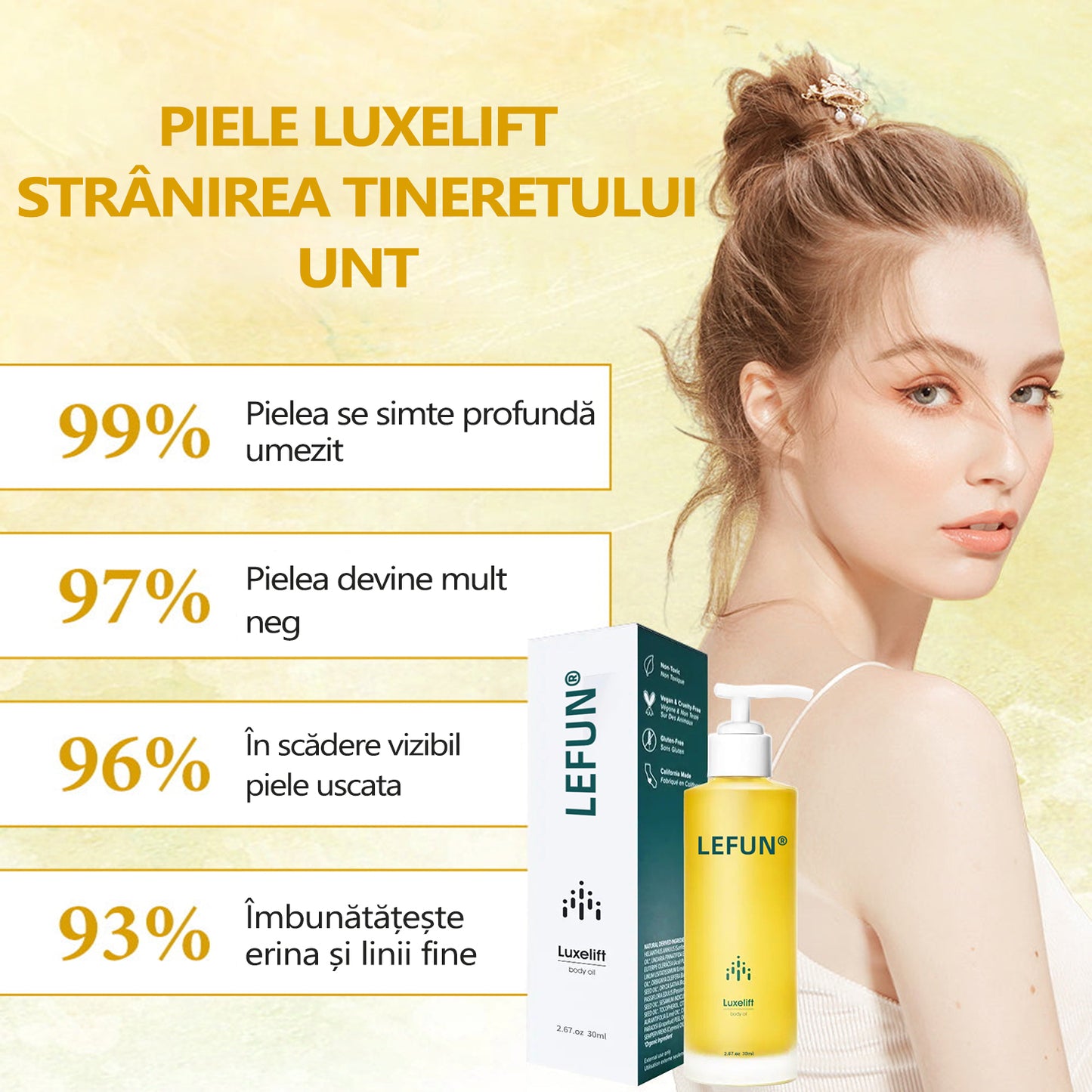 🍀🍀Reducere ultima zi: 70% 0FF 🐝LEFUN® Ulei pentru fermitate și întinerire x