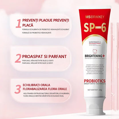 💥Super Probiotic-6 Pastă de dinți cu 6 probiotice pentru echilibrarea puterii microbiotei orale