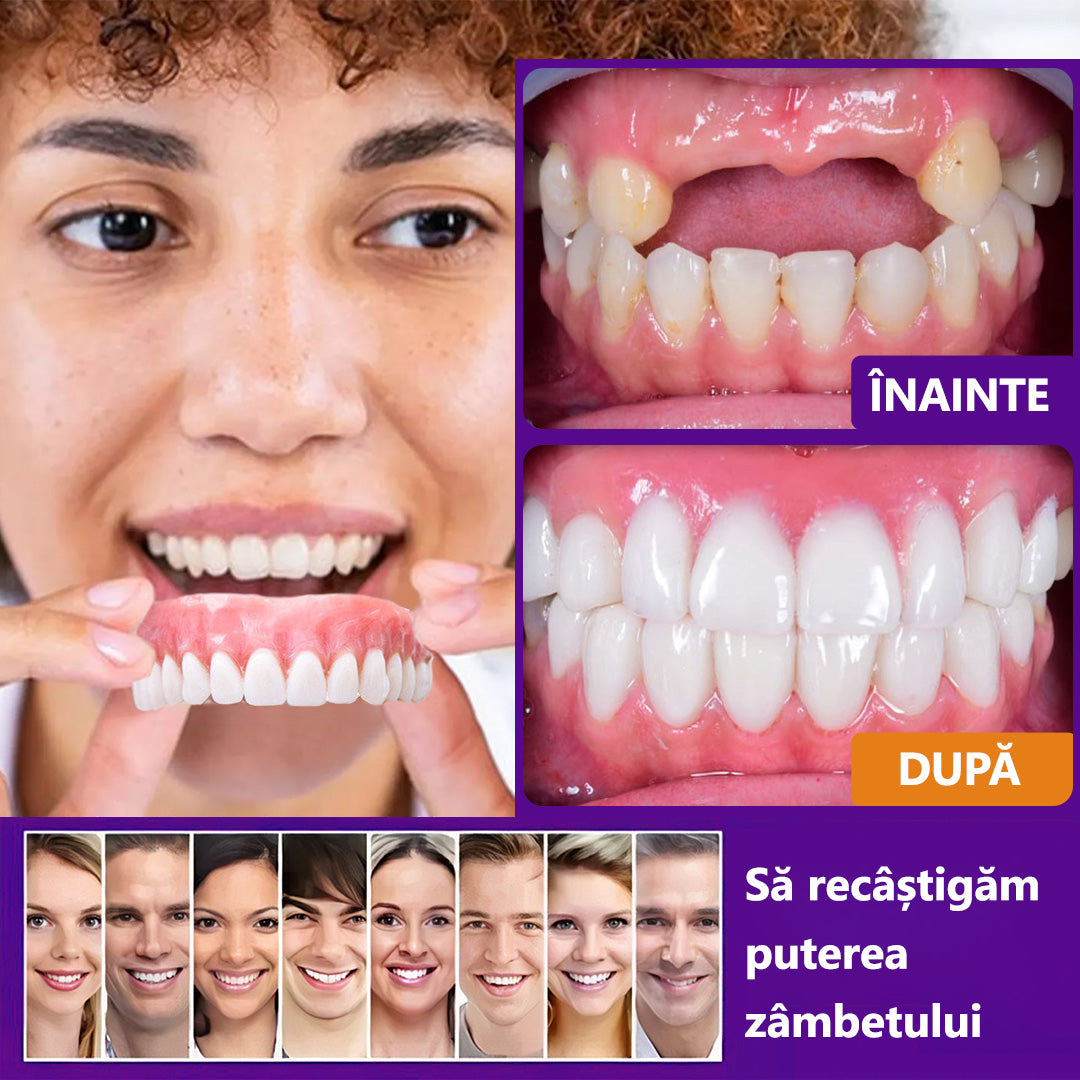 Set proteză dentară cu silicon Reline (⏰ Reducere pentru timp limitat Ultimele 30 de minute ⏰)x 𝐁𝐢𝐤𝐞𝐧𝐝𝐚™🦷