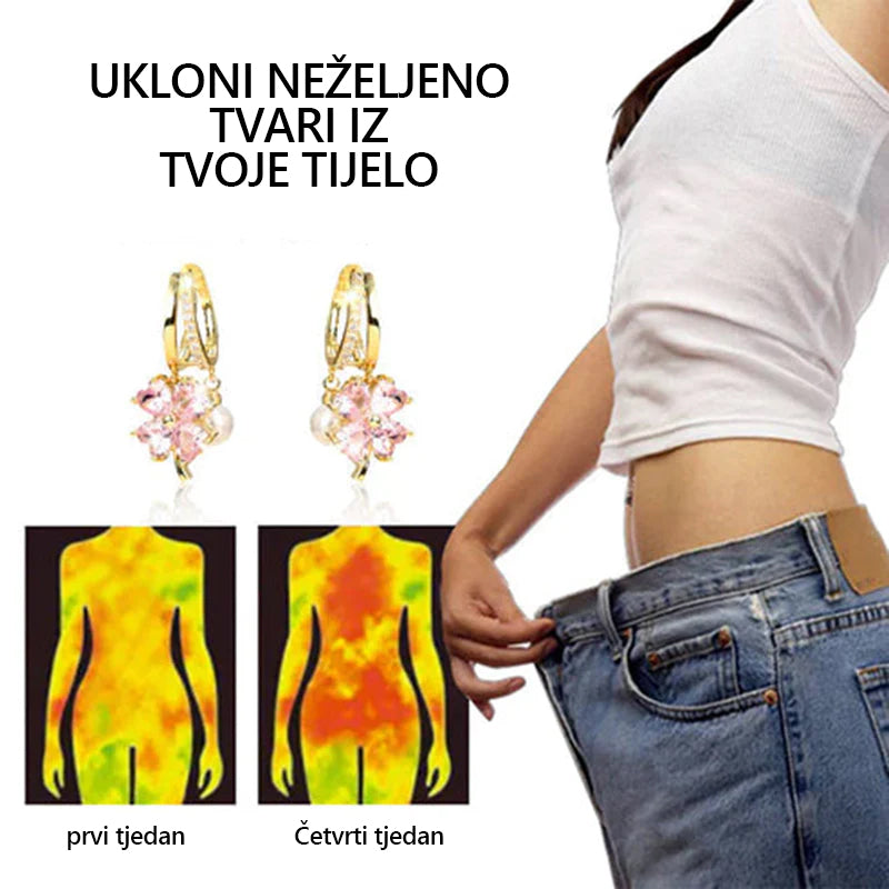 🎶🎶CZTICLE™  Cercei pentru terapie magnetică limfatică cu germaniu granat (🎁 Ultima zi -80% reducere)