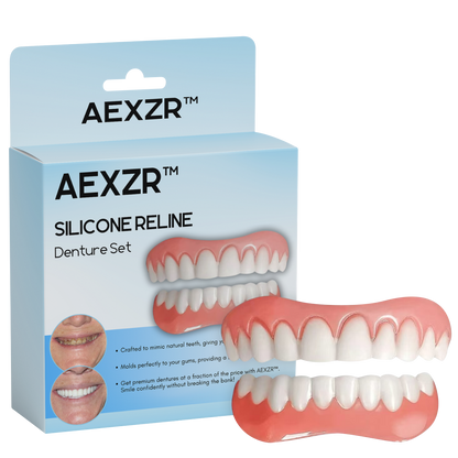 🍀🍀Ultima zi 80% reducere🐝AEXZR™ Silicone Reline Denture Set x